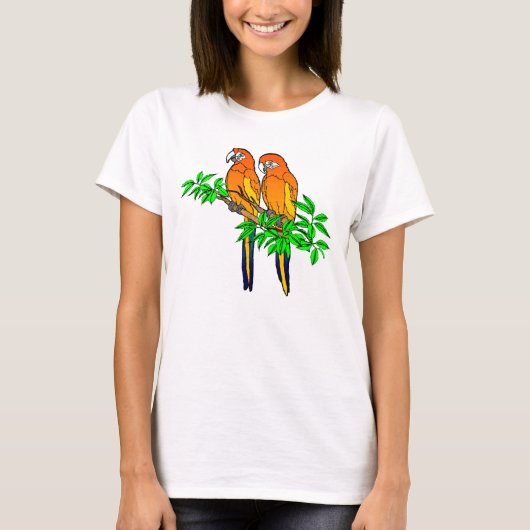Womens Parrot T-Shirt (Voorkant)