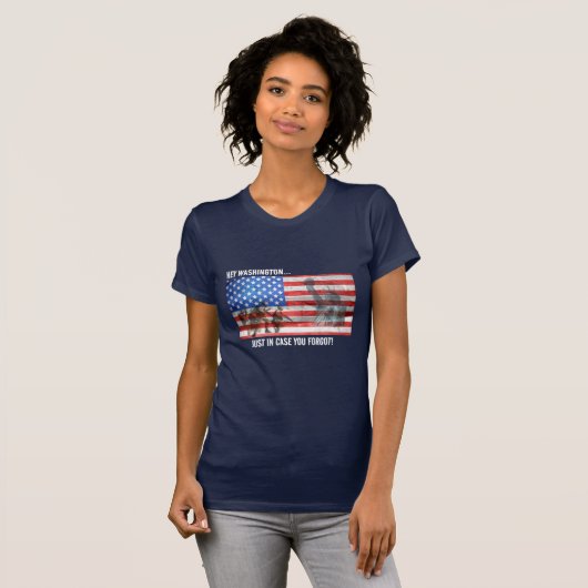 Womens Patriotic T-Shirt (Voorkant volledig)