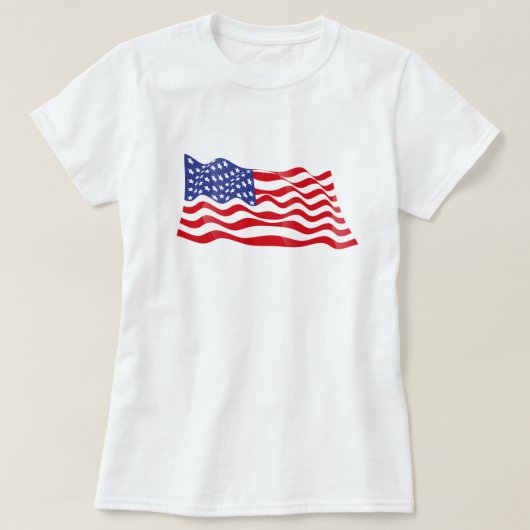 Womens Patriotic T-Shirt (Design voorkant)