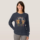 Womens Paw-sitively Best Crest Crew Long Sleeve T-shirt (Voorkant volledig)