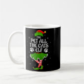 Womens Pet All The Cats Elf Christmas Girls Women  Koffiemok (Links)