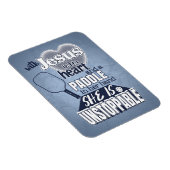 Womens Pickleball Paddle en Jesus Quote Magneet (Rechterzijde)