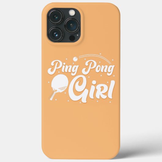 Womens Ping Pong Girl Case-Mate iPhone Case (Achterkant)