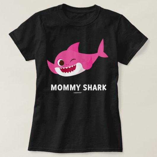 Womens Pinkfong Mommy Shark Official T-shirt (Design voorkant)