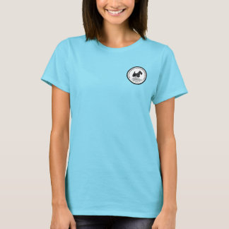 Womens pique polo shirt met STCGA logo