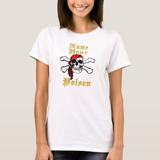 Womens Pirate T-Shirt (Voorkant)
