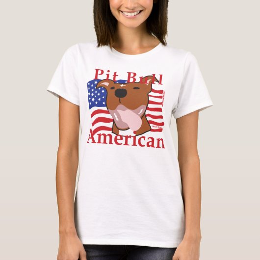Women's Pit Bull Amerikaans t-shirt (Voorkant)