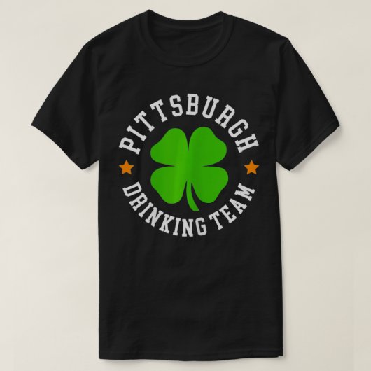Womens Pittsburgh die zich op de dag van de pleist T-shirt (Design voorkant)