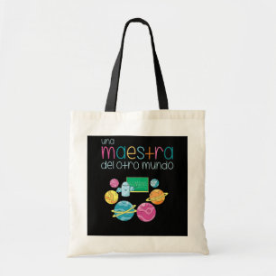 Womens Planeten Spaans leraar Regalos Para Tote Bag