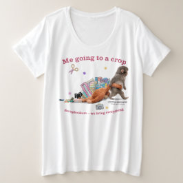 Women's Plus Shirt Punch the Monkey