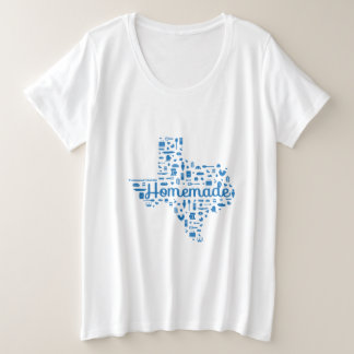 Women's Plus Size Homemade Texas T-Shirt
