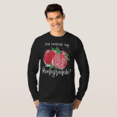 Womens Pomegranate Juice Tree Seed Fruit Flower P T-shirt (Voorkant volledig)