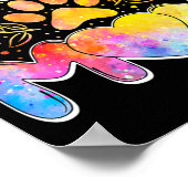 Womens Poodle Mam Poodle Lover Owner Funny Dog Poster (Hoek)