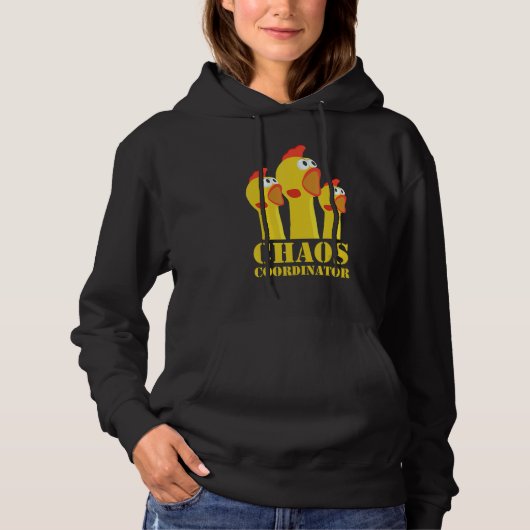 Womens Preschool Teacher  Chaos Coordinator Hoodie (Voorkant)