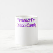 Womens Pretend Im Cotton Snoep, Easy Halloween Cos Koffiemok (Center)