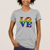 Womens Pride Love T-Shirt (Voorkant)