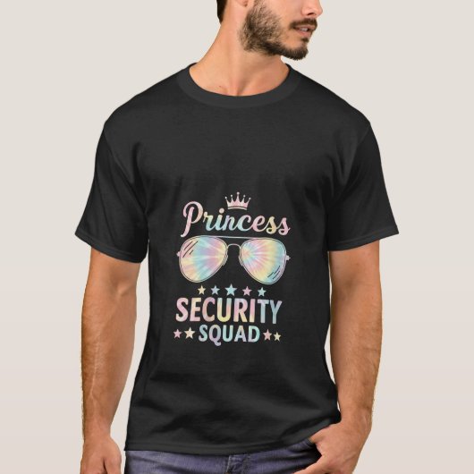 Womens Princess Security Protection Retro Castle M T-shirt (Voorkant)