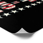 Womens Pro Trump 2024 45ste Potus 45=47 President Poster (Hoek)