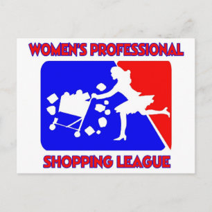 Women's Professional Shopping League Briefkaart