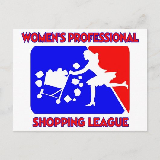 Women's Professional Shopping League Briefkaart (Voorkant)