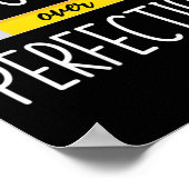 Womens Progress Over Perfection Motivational Back Poster (Hoek)