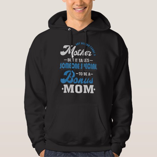 Womens Proud Bonus mama Stepmama Stepmoeder Moeder Hoodie (Voorkant)
