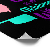 Womens Proud Girl Just A New Jersey Girl In An Okl Poster (Hoek)