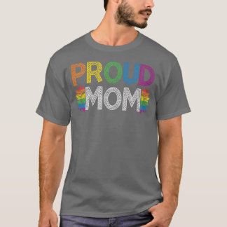 Womens Proud Mam LGBT LGBT Pride Month Proud Mam T-shirt