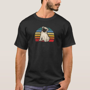 Womens Pug  80S Hondenliefhebber Gift T-shirt