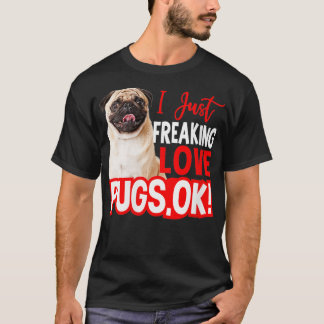 Womens Pug Lovers Gifts T-shirt