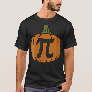 Womens Pumpkin Pi Wiskunde Docent Halloween Thanks T-shirt