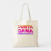 Womens Punta Cana Vacation Souvenir Palm Trees Tro Tote Bag (Achterkant)