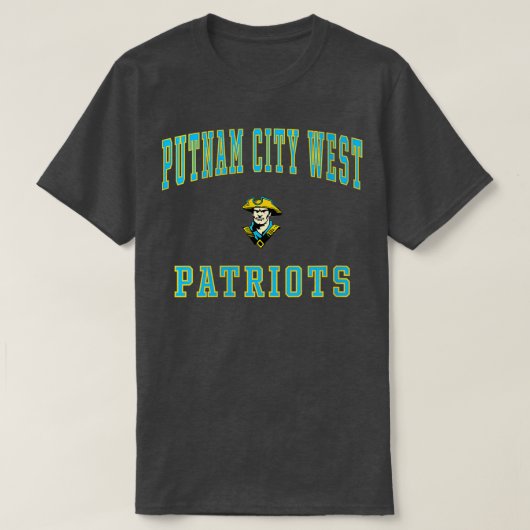 Womens Putnam City West High School Patriots T-shirt (Design voorkant)