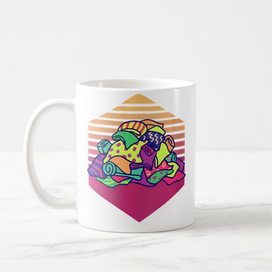 Womens Quilting Vintage Quilting Lover Koffiemok (Links)