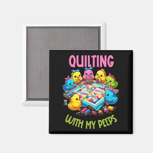 Womens Quilting With My Funny Quilting Gift For Wo Magneet (Voorkant / Achterkant)