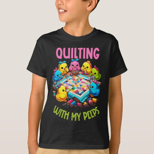 Womens Quilting With My Funny Quilting Gift For Wo T-shirt (Voorkant)