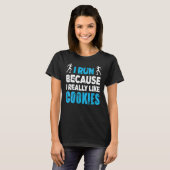 Womens Race Runner Runner Jogger Jogger T-shirt (Voorkant volledig)
