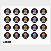 Womens Rad van Fortuin Kleding Vaders Dag Wiel Ronde Sticker (Vel)