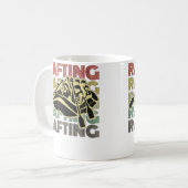 Womens Rafting Retro Loves Kayak Boat Good Paddlin Koffiemok (Voorkant links)