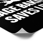 Womens Rage Baking Saves Live Skull Funny Baker Co Poster (Hoek)