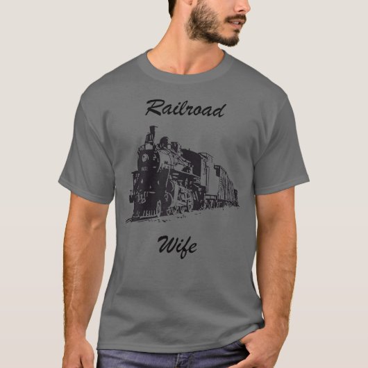 Womens Railroad wife t shirt (Voorkant)