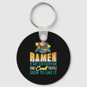 Womens Ramen Lovers Only Space Astronaut Funny Noo Sleutelhanger (Voorkant)