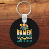 Womens Ramen Lovers Only Space Astronaut Funny Noo Sleutelhanger (Voorkant)