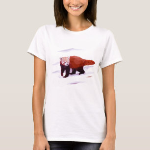 Womens Red Panda Polygon T-Shirt