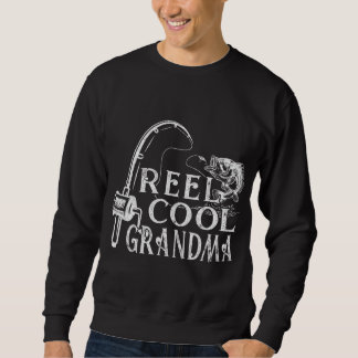 Womens Reel Cool Oma Vist  Retro Mot Trui