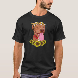 Womens Rescue Pitbull Dog Accessoires Grafisch ima T-shirt
