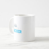 Womens Retired Teacher Every Child Left Behind Bol Koffiemok (Voorkant links)