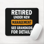Womens Retired Under New Management See Grandkids  Muismat (Met muis)