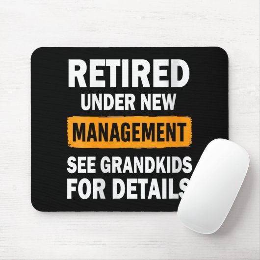 Womens Retired Under New Management See Grandkids Muismat (Met muis)