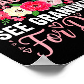 Womens Retired Under New Management See Grandkids  Poster (Hoek)